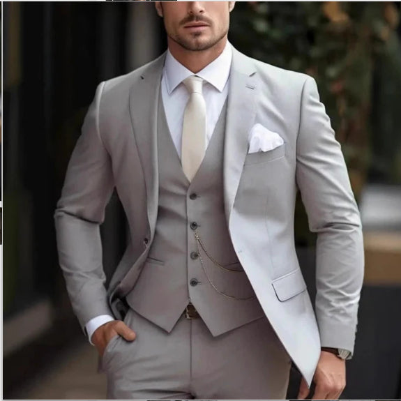 Men's Slim-Fit Luxury Suit - view 2