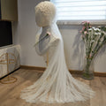 Long Pearl Wedding Veil