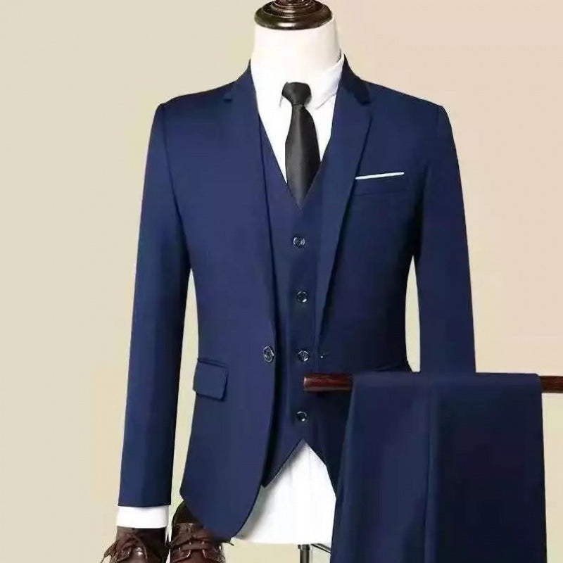 Men's Three-Piece Business Suit - view 2