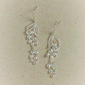 Crystal Leaf Wedding Earrings
