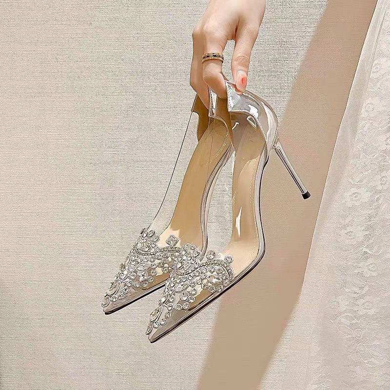 Rhinestone Wedding Heels - view 2