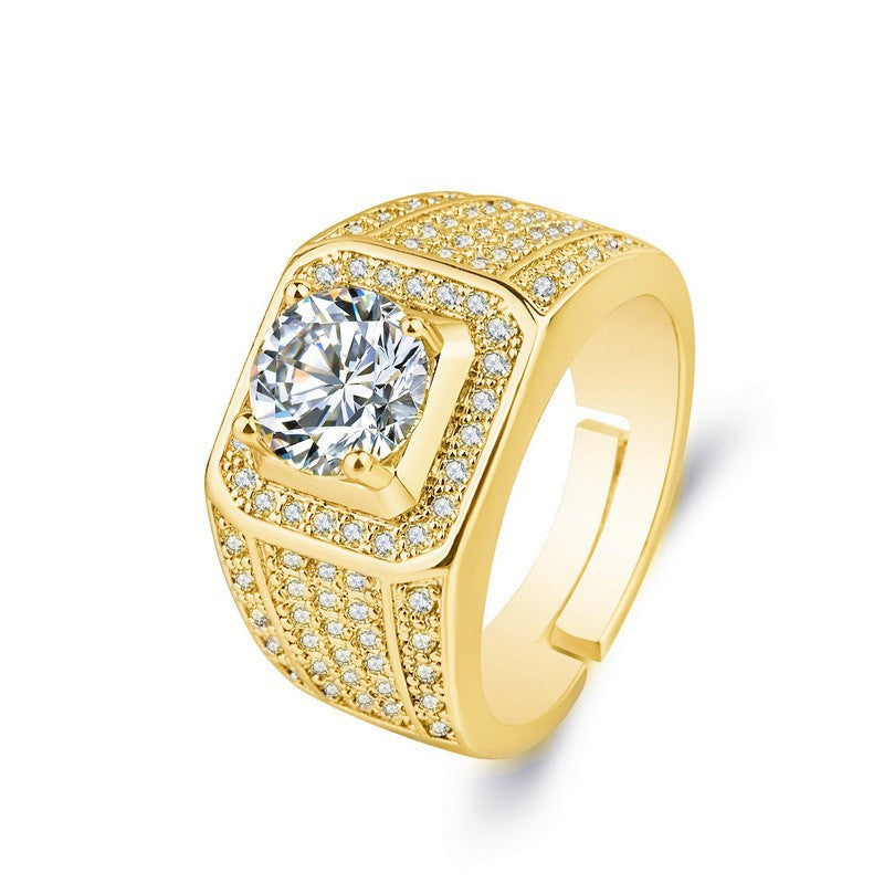Crystal Wedding Ring - view 1
