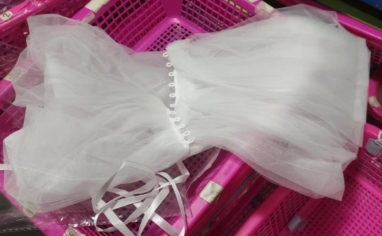 Mesh Wedding Dress - view 4