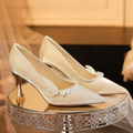 Pointed Toe Wedding Heels