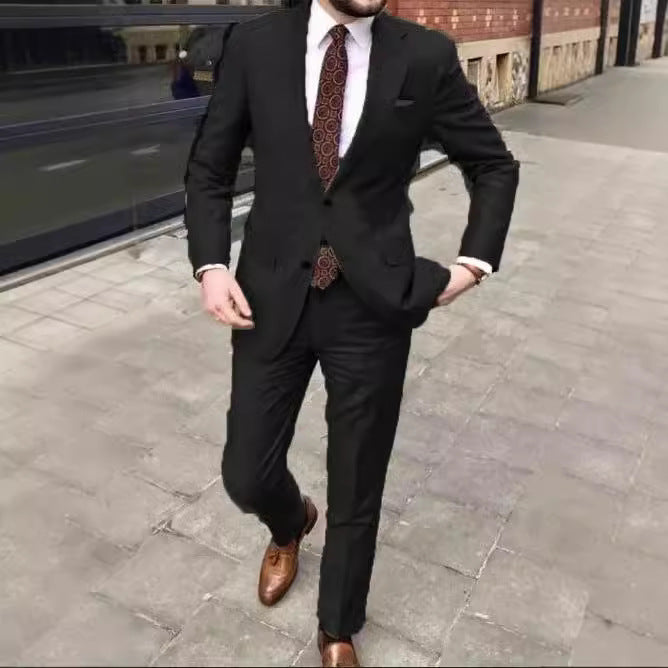 Men's Two-Button Business Suit - view 7