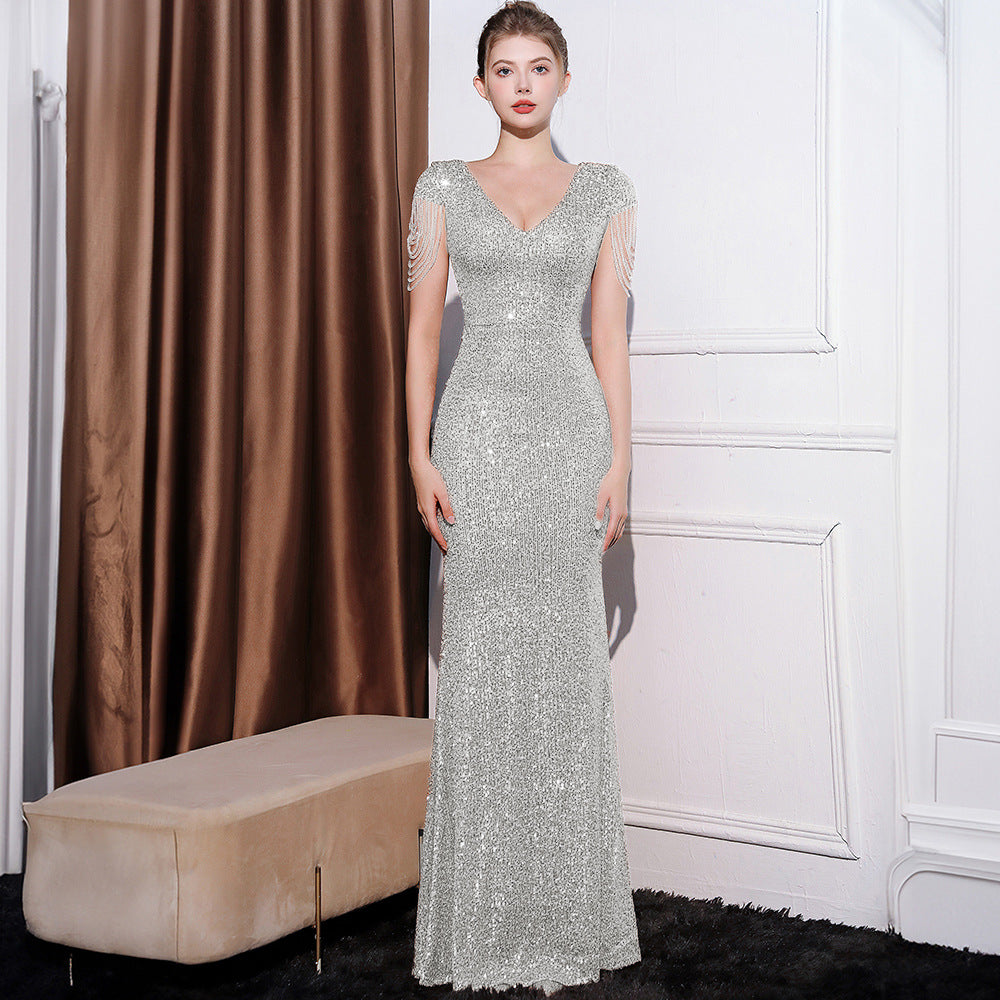 Sequin Gown - view 2
