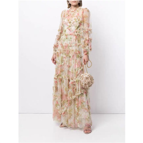 Floral Print Gown - view 1