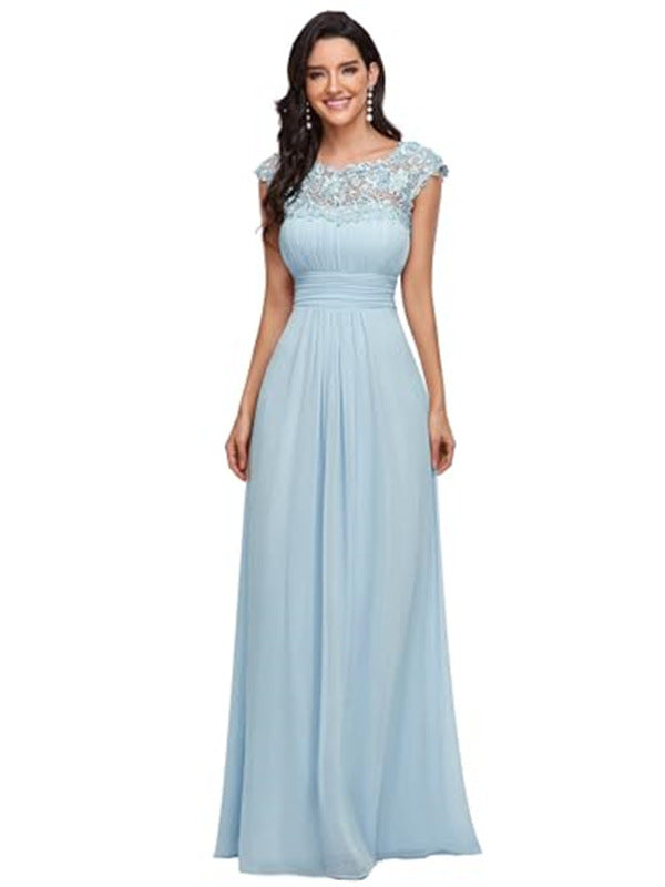Long Sleeve Lace Bridesmaid Dress - view 10
