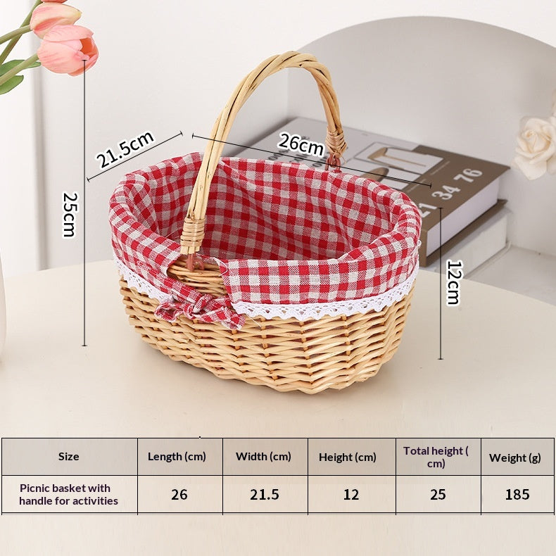Woven Wedding Flower Basket - view 8