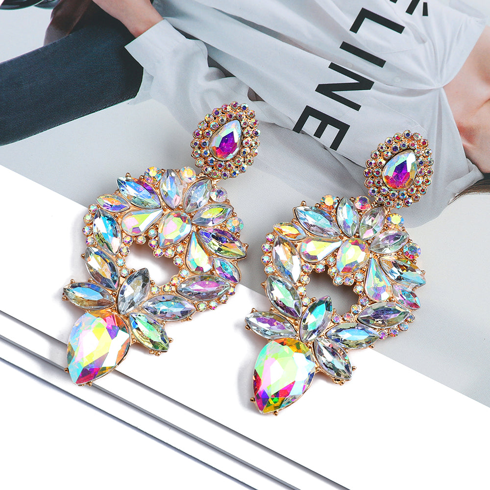 Crystal Wedding Earrings - view 4