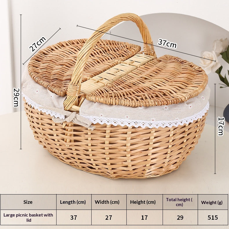 Woven Wedding Flower Basket - view 3