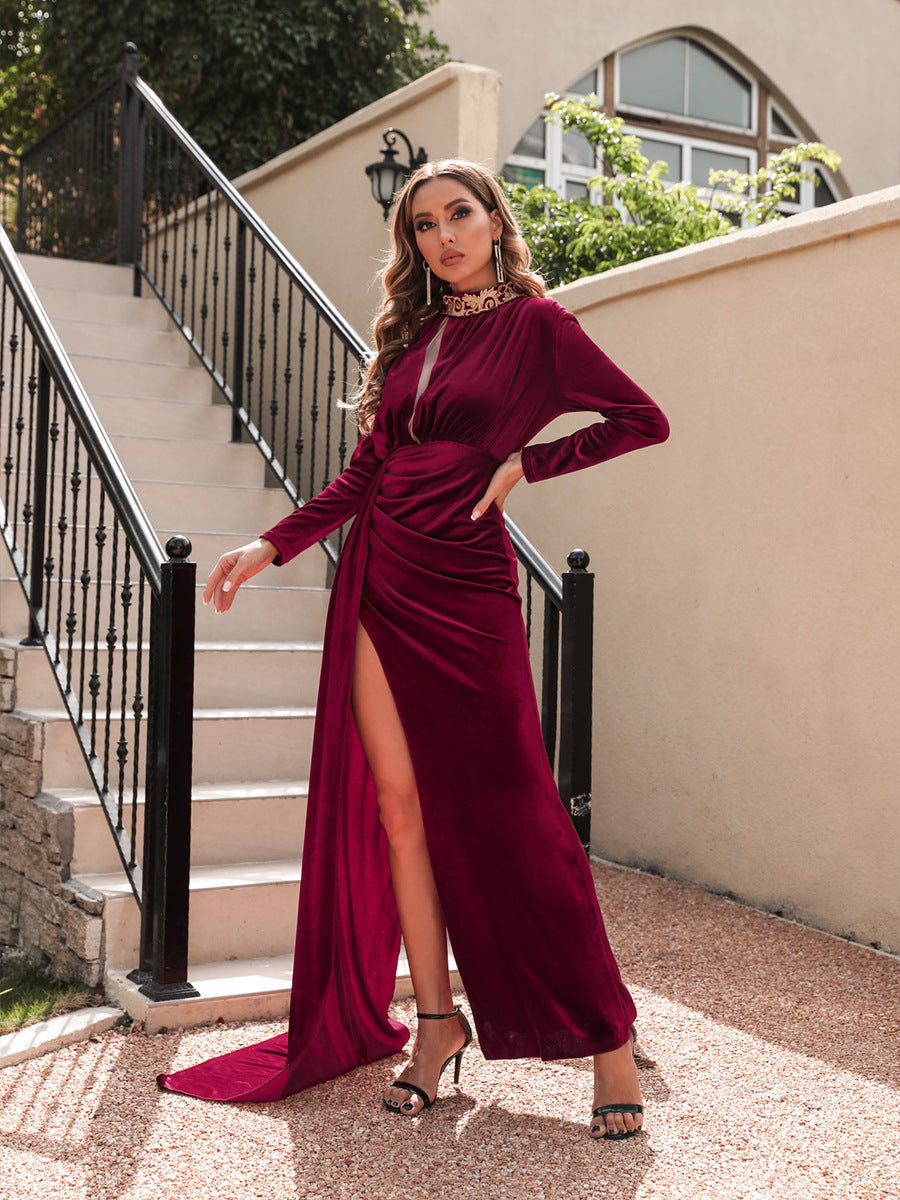 High Neck Evening Dress - view 3