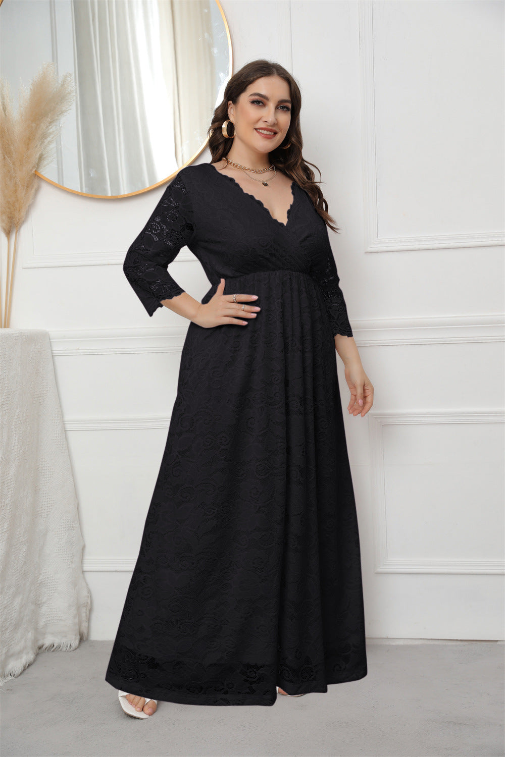 Lace A-Line Bridesmaid Dress - view 2