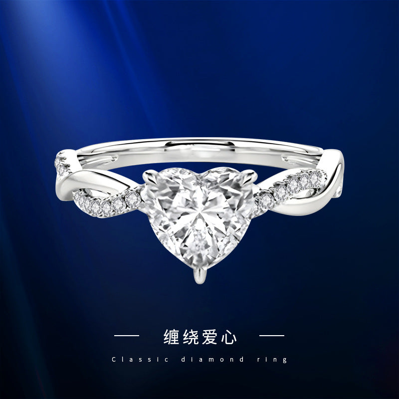 Crystal Wedding Ring - view 10