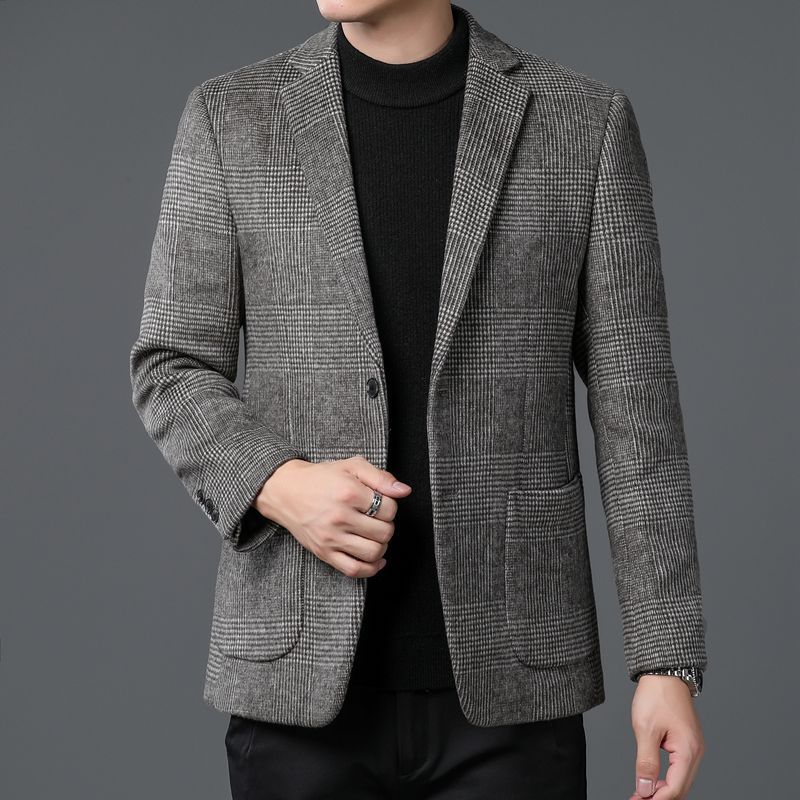 Men's Tweed Wool Blazer - view 2